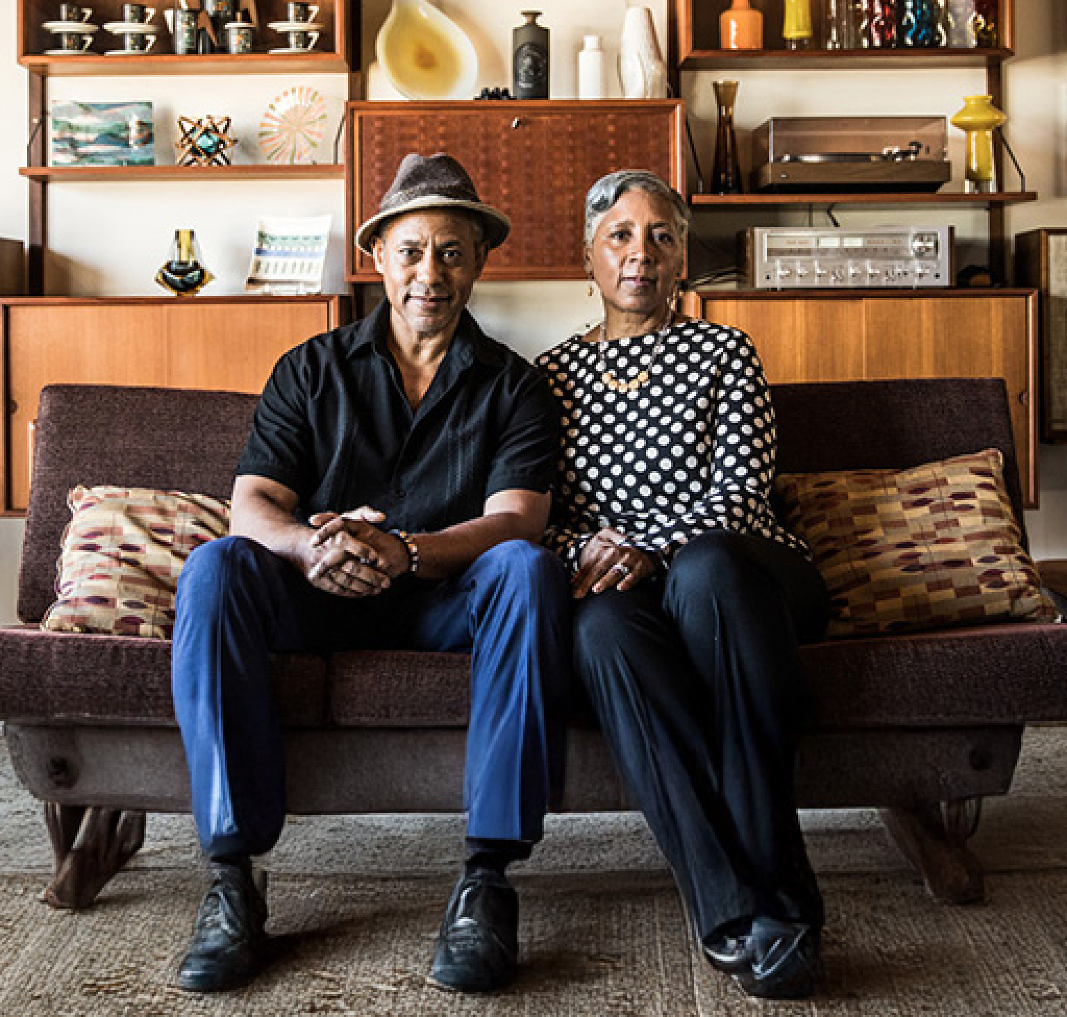 Couple sitting on couch