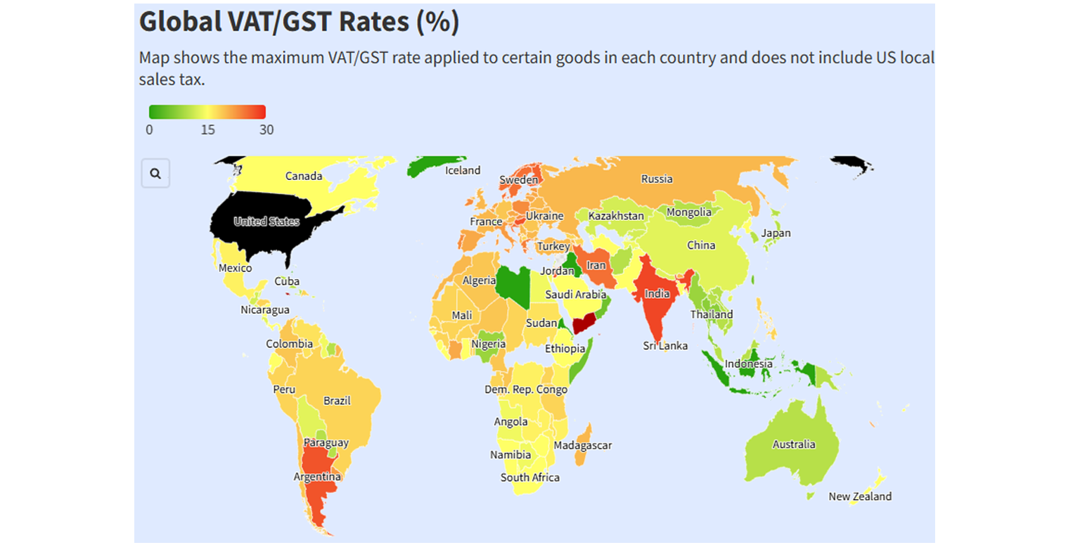 Global VAT GST Rates