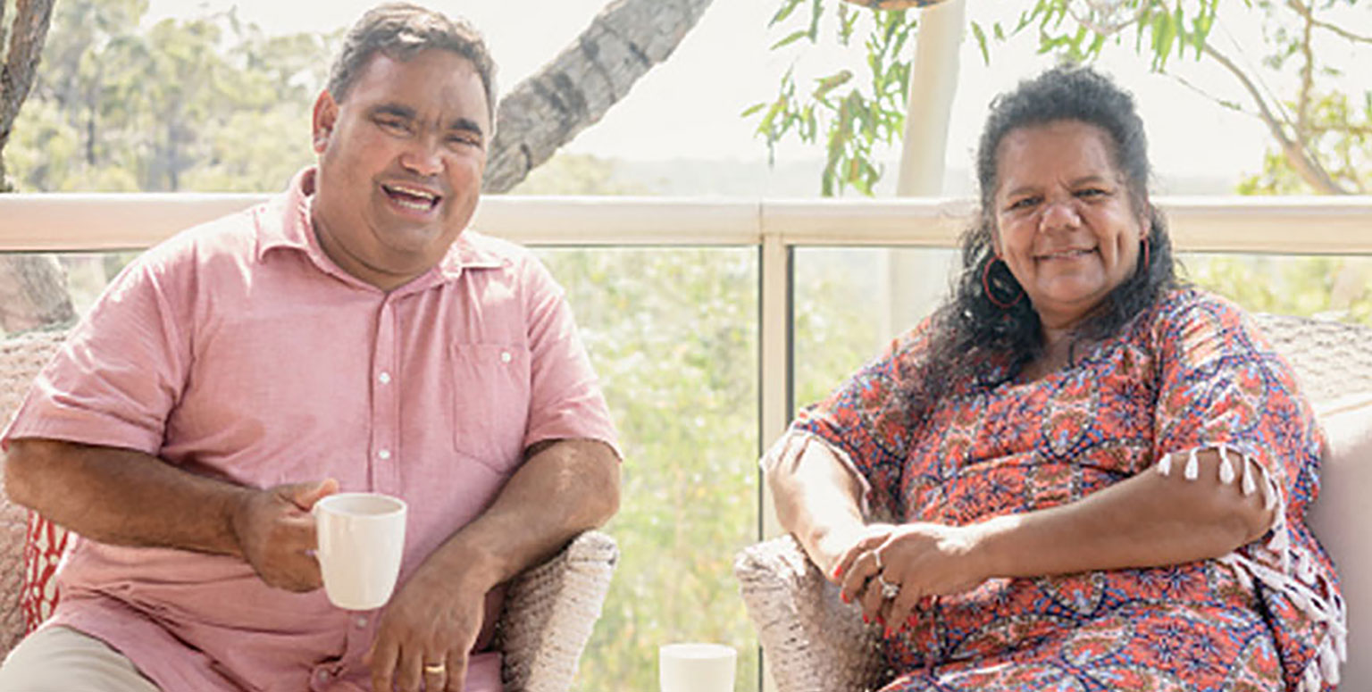 couple on porch