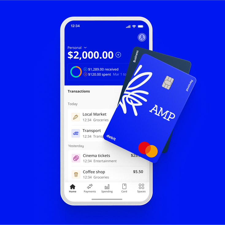 AMP bank app