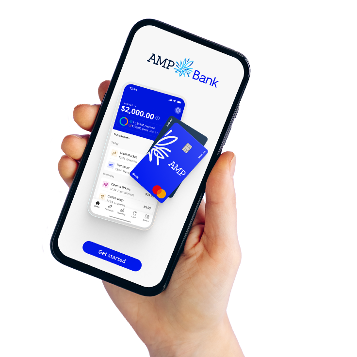 AMP bank get started phone